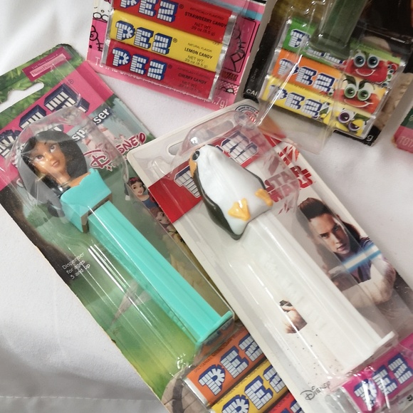 Collection of Eight PEZ Candy Character Dispensers incl Hard to Find Glow Ghost - Picture 2 of 6